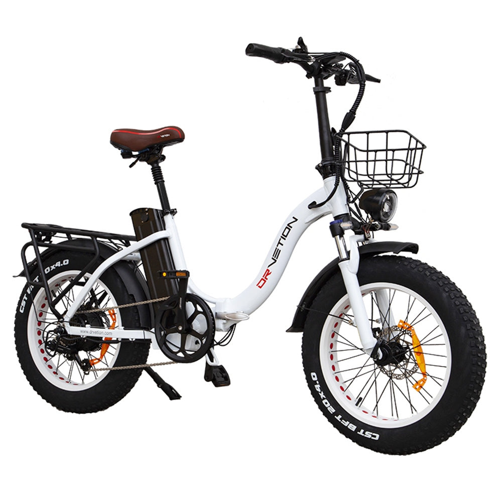 DRVETION CT20 Folding Electric Bike, 20*4.0 inch Fat Tire 750W Motor 48V 20Ah Samsung Battery 45km/h Max Speed Disc Brake SHIMANO 7 Gears
