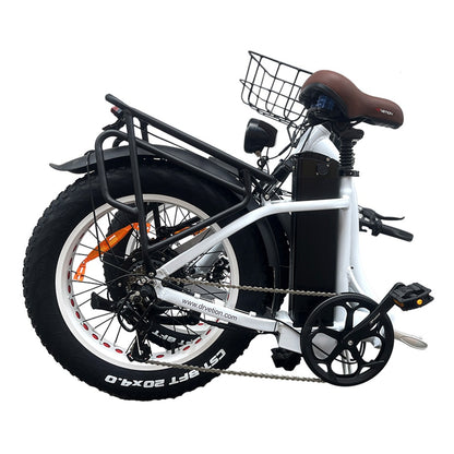 DRVETION CT20 Folding Electric Bike, 20*4.0 inch Fat Tire 750W Motor 48V 20Ah Samsung Battery 45km/h Max Speed Disc Brake SHIMANO 7 Gears