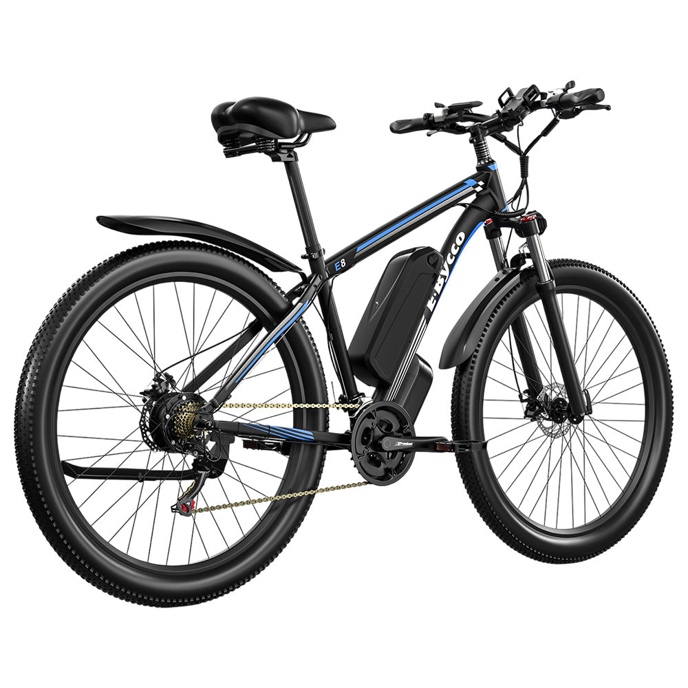 E&#183;Bycco E8 Electric Bike, 750W Motor, 48V 17.5Ah Battery, 29-inch Tire, 55km/h Max Speed, 105km Range, Mechanical Disc Brake, Front Suspension Fork, Shimano 21-speed, LCD Display