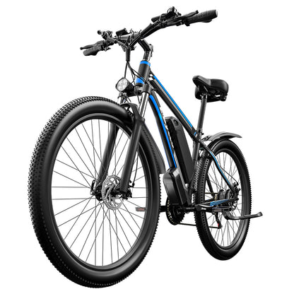 E&#183;Bycco E8 Electric Bike, 750W Motor, 48V 17.5Ah Battery, 29-inch Tire, 55km/h Max Speed, 105km Range, Mechanical Disc Brake, Front Suspension Fork, Shimano 21-speed, LCD Display