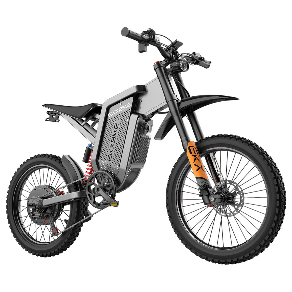 EKXBIKE X21 Max Electric Bike, 3000W Motor, 60V 30AH Battery, 19*2 inch MTB Tire, 85km/h Max Speed, 90km Range, Hydraulic Brakes, Hydraulic Shock Absorber, Shimano 7-speed, LCD Display