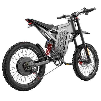 EKXBIKE X21 Max Electric Bike, 3000W Motor, 60V 30AH Battery, 19*2 inch MTB Tire, 85km/h Max Speed, 90km Range, Hydraulic Brakes, Hydraulic Shock Absorber, Shimano 7-speed, LCD Display