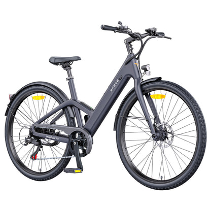ENGWE MapFour N1 Air ST Electric Bike, 250W Motor, 36V 10Ah Battery, 700*38C Spoke Tires, 25km/h Max Speed, 100km Range, Front &amp; Rear Mechanical Disc Brake, Shimano 7-speed, Torque Sensor, LCD Color Display - Black