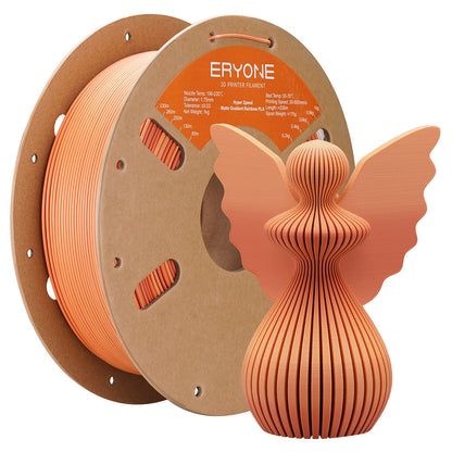 ERYONE High Speed Matte Gradient PLA Filament 1kg, Golden &amp; Red