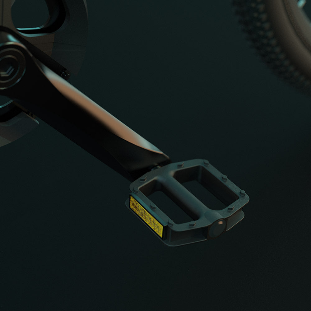 ESKUTE M100 Electric Bike, 250W Brushless Motor, 36V 10.4Ah Removable Battery, 27.5*1.95&quot; Tires, 25km/h Max Speed, 30-55km Range, Disc Brakes, SHIMANO 7-speed, Front Suspension - Silver