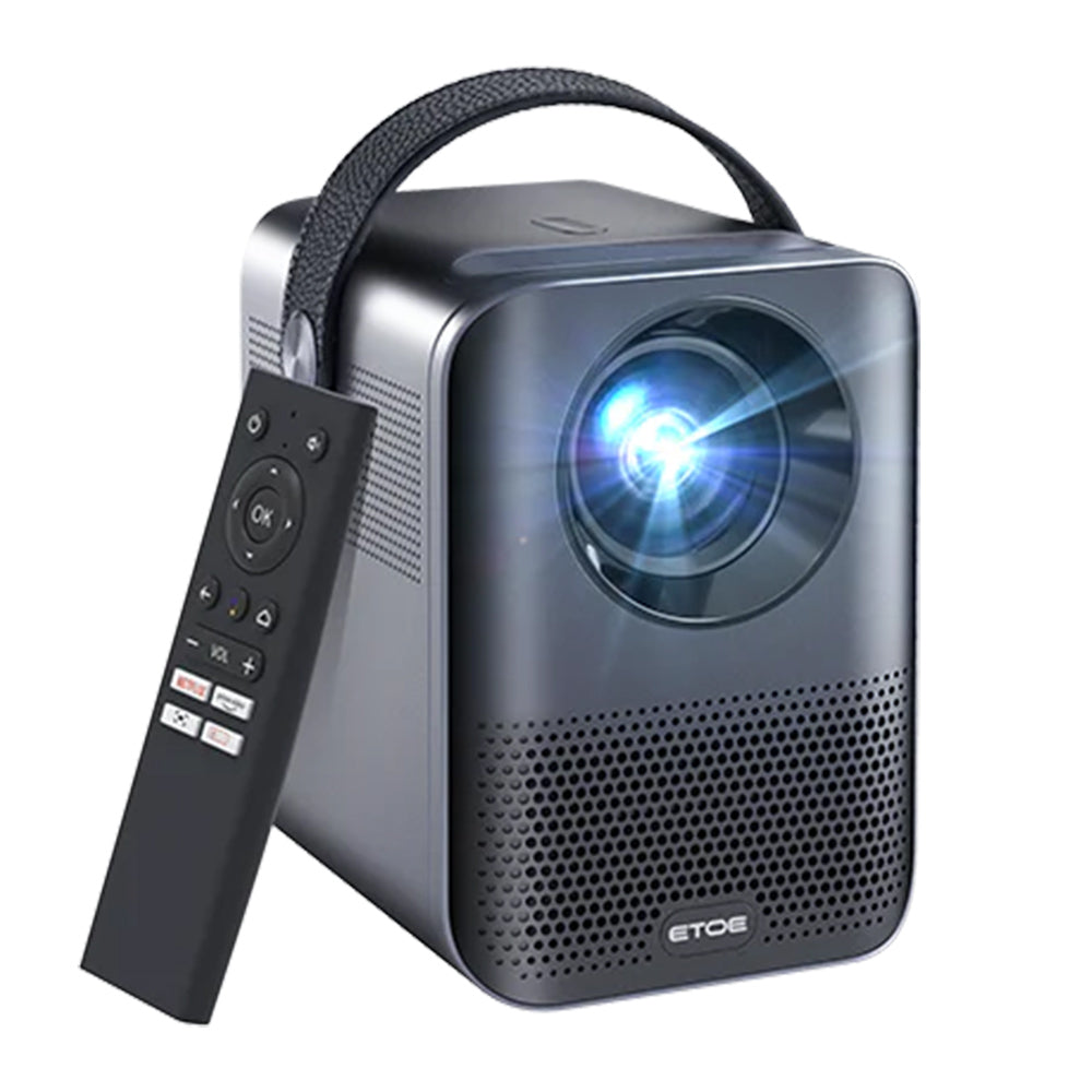 [Netflix &amp; Android TV Certified] ETOE D2 Pro Projector, Native 1080P, Android TV 11, Fully-Sealed Optical Engine, 300 ANSI, Keystone Correction, Dolby Audio, Bluetooth 5.1, Upgradeable to Android 12