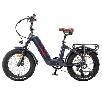 Fafrees F20 Master E-bike 20*4.0 inch Air Tire 500W Rear Drive 25km/h Max Speed 48V 22.5Ah Samsung Battery 140-160km Range Hydraulic Disc Brakes Carbon Fiber Frame - Aurora Grey
