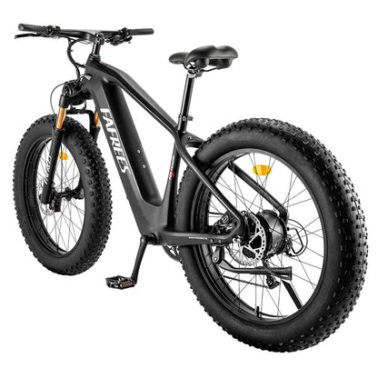 Fafrees F26 Carbon M E-bike 26*4.8 inch Air Tire 1000W Rear Drive 25km/h Max Speed 48V 22.5Ah Battery 120-140km Assist Range
