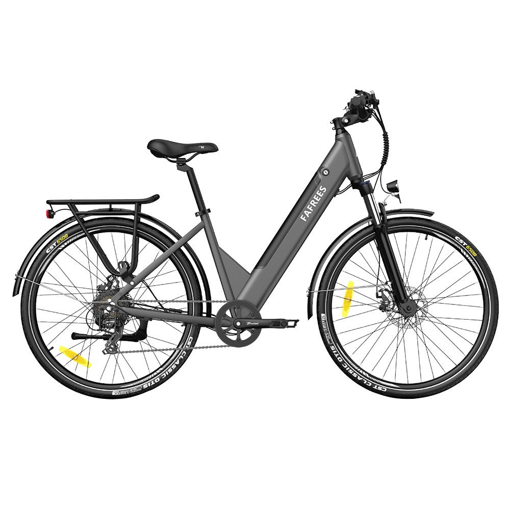 Fafrees F28 Pro 27.5&#39;&#39; Step-through City E-Bike 25Km/h 250W Motor 36V14.5Ah Embedded Removable Battery Shimano 7-Speed Gear - Black