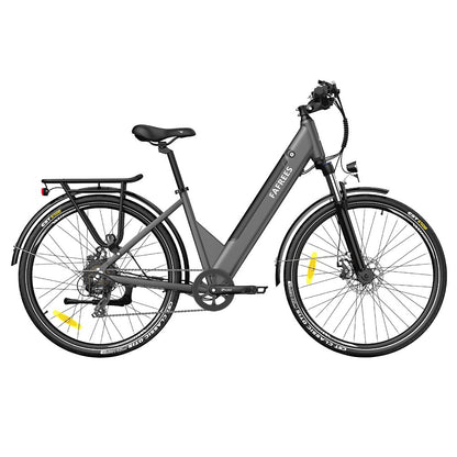 Fafrees F28 Pro 27.5&#39;&#39; Step-through City E-Bike 25Km/h 250W Motor 36V14.5Ah Embedded Removable Battery Shimano 7-Speed Gear - Black