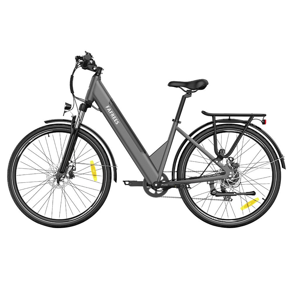Fafrees F28 Pro 27.5&#39;&#39; Step-through City E-Bike 25Km/h 250W Motor 36V14.5Ah Embedded Removable Battery Shimano 7-Speed Gear - Black