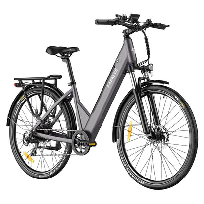 Fafrees F28 Pro 27.5&#39;&#39; Step-through City E-Bike 25Km/h 250W Motor 36V14.5Ah Embedded Removable Battery Shimano 7-Speed Gear - Black