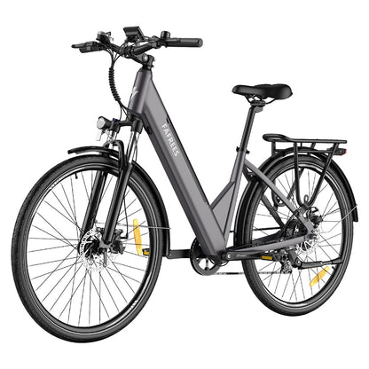 Fafrees F28 Pro 27.5&#39;&#39; Step-through City E-Bike 25Km/h 250W Motor 36V14.5Ah Embedded Removable Battery Shimano 7-Speed Gear - Black