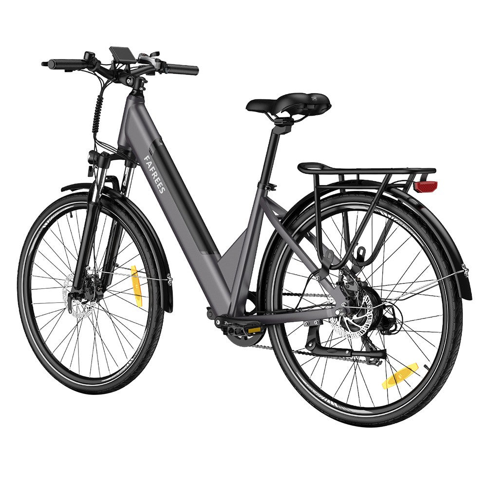 Fafrees F28 Pro 27.5&#39;&#39; Step-through City E-Bike 25Km/h 250W Motor 36V14.5Ah Embedded Removable Battery Shimano 7-Speed Gear - Black
