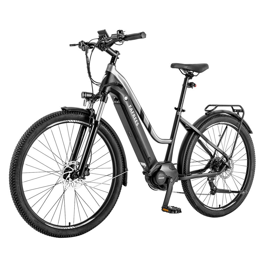 Fafrees FM8 Pro Electric Bike 27.5 inch Air Tires 36V 250W Mid-drive 25km/h Max Speed 14.5Ah Battery 100-120km Range - Black
