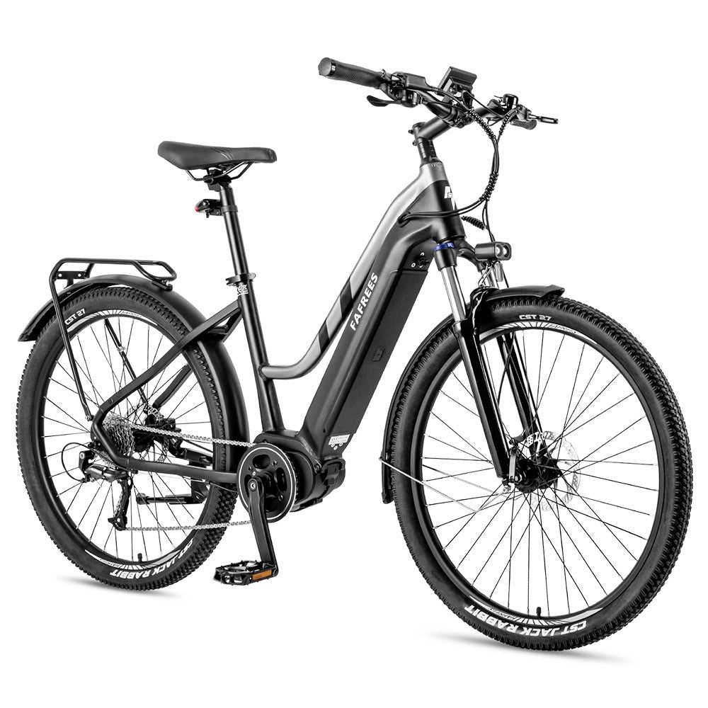Fafrees FM8 Pro Electric Bike 27.5 inch Air Tires 36V 250W Mid-drive 25km/h Max Speed 14.5Ah Battery 100-120km Range - Black