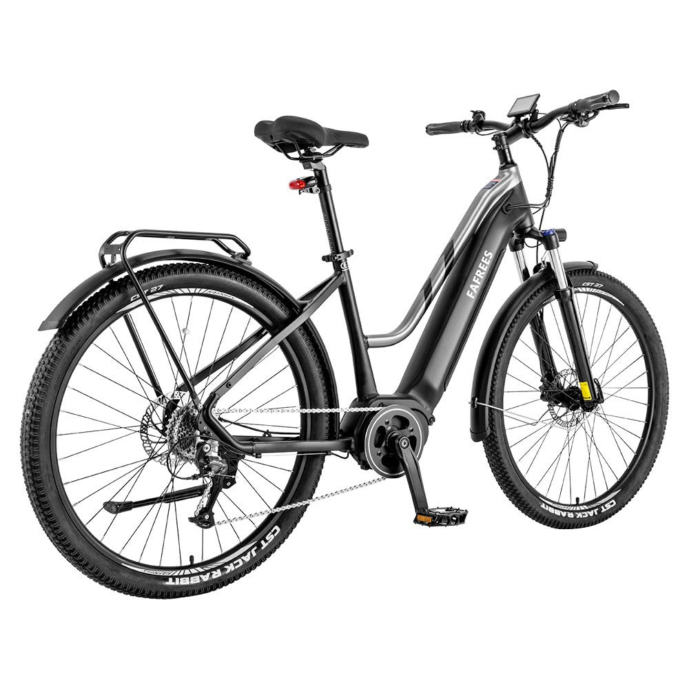 Fafrees FM8 Pro Electric Bike 27.5 inch Air Tires 36V 250W Mid-drive 25km/h Max Speed 14.5Ah Battery 100-120km Range - Black