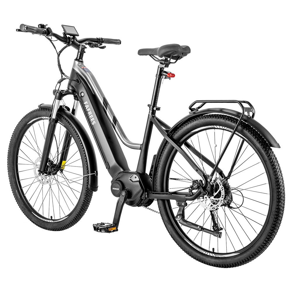 Fafrees FM8 Pro Electric Bike 27.5 inch Air Tires 36V 250W Mid-drive 25km/h Max Speed 14.5Ah Battery 100-120km Range - Black