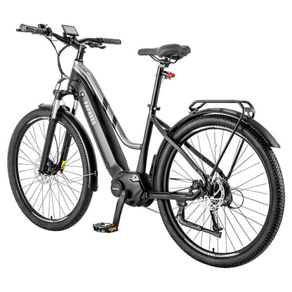 Fafrees FM8 Pro Electric Bike 27.5 inch Air Tires 36V 250W Mid-drive 25km/h Max Speed 14.5Ah Battery 100-120km Range - Black