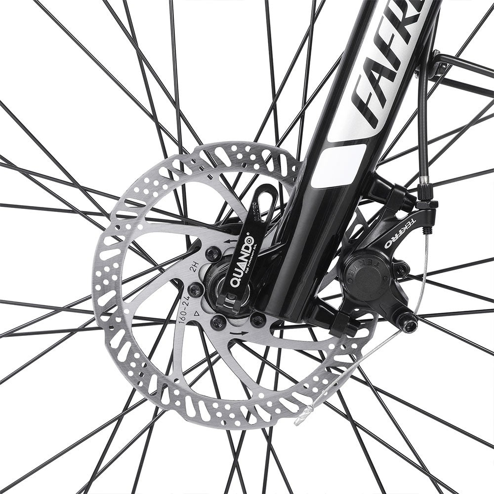 Fafrees FM9 City Electric Bike KENDA 700C*45C Tire 250W Bafang Mid-Drive Motor 25Km/h Max Speed 36V 15Ah Battery 100KM Range SHIMANO 7-Speed TEKTRO Mechanical Disc Brakes - Green