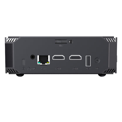 FIREBAT AK2 Mini PC, Intel N100 4 Cores Max 3.4GHz, 16GB RAM 512GB SSD, 2*HDMI 2.0 4K 60Hz Dual Screen Display, WiFi 5 Bluetooth 4.2, 2*USB 3.2 2*USB 2.0 1*LAN 1*Audio, Cooling Fan - EU Plug