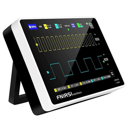 FNIRSI 1013D 7inch Tablet Oscilloscope, 2 Channels, 100MHz Bandwidth, 1GSa/s Sampling - US Plug