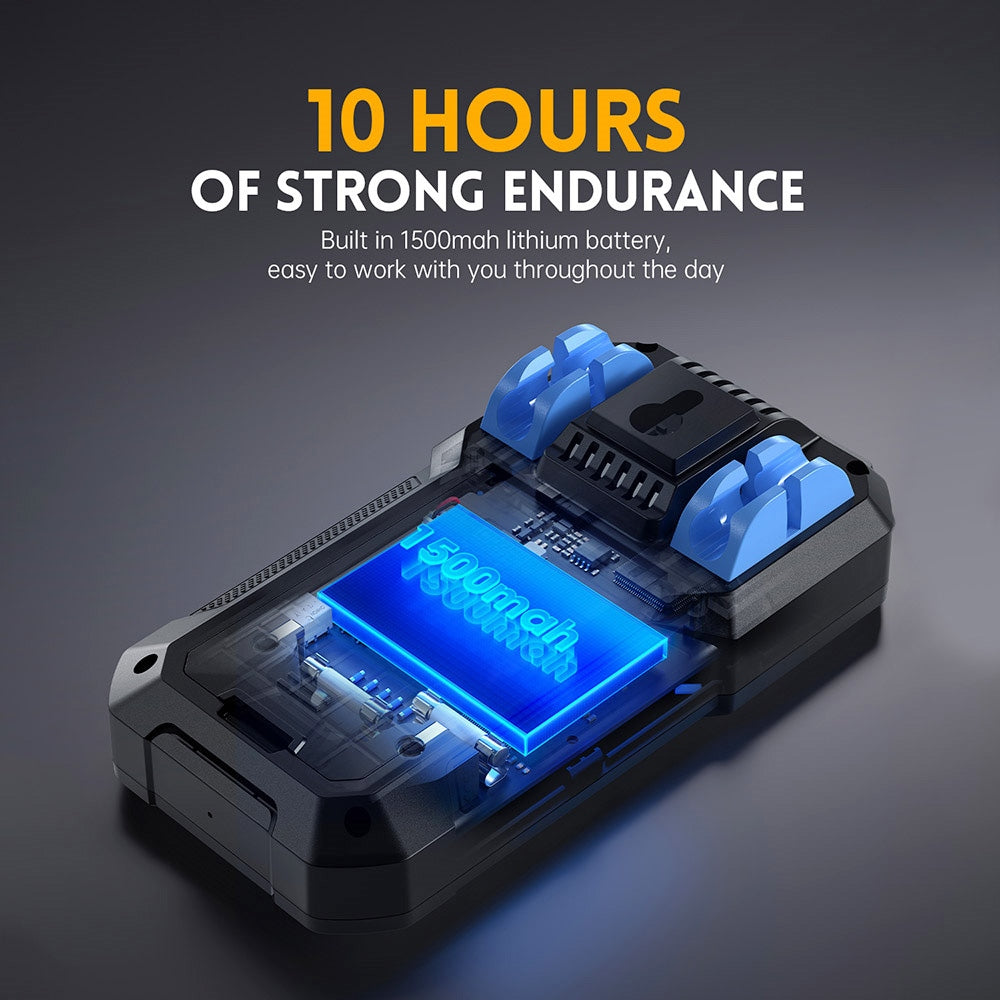 FNIRSI DMT-99 Handheld Digital Multimeter, 10000 Counts, 1000V 10A True RMS, Auto Range, AC DC Voltage Tester, NCV Measures, 1500mAh Rechargeable Battery