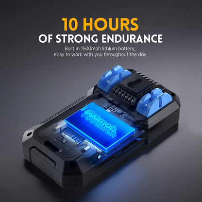 FNIRSI DMT-99 Handheld Digital Multimeter, 10000 Counts, 1000V 10A True RMS, Auto Range, AC DC Voltage Tester, NCV Measures, 1500mAh Rechargeable Battery