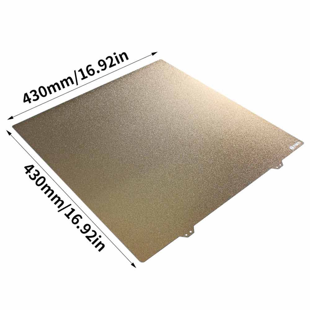 FYSETC 430*430mm Double-sided PEI Build Plate with 2mm Magnetic Base