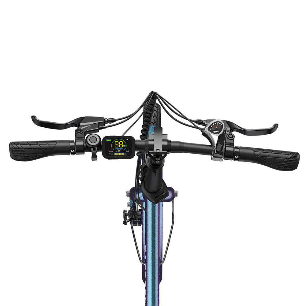 Fafrees F20 Lasting Electric Bike, 250W Motor, 36V 18.2Ah Battery, 20*1.95&quot; Tires, 25km/h Max Speed, 120km Max Range, Mechanical Disc Brakes, SHIMANO 7 Speed - Radiant Teal