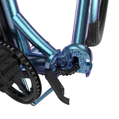 Fafrees F20 Lasting Electric Bike, 250W Motor, 36V 18.2Ah Battery, 20*1.95&quot; Tires, 25km/h Max Speed, 120km Max Range, Mechanical Disc Brakes, SHIMANO 7 Speed - Radiant Teal