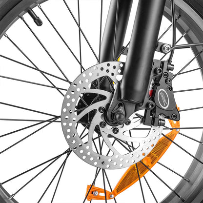 Fafrees F20 X-Max Electric Bike 20*4.0 inch Fat Tire 750W Brushless Motor 48V 30AH Battery 25km/h Default Max Speed 200km Max Range Shimano 7 Speed Gear Shift System Hydraulic Disc Brakes - Black