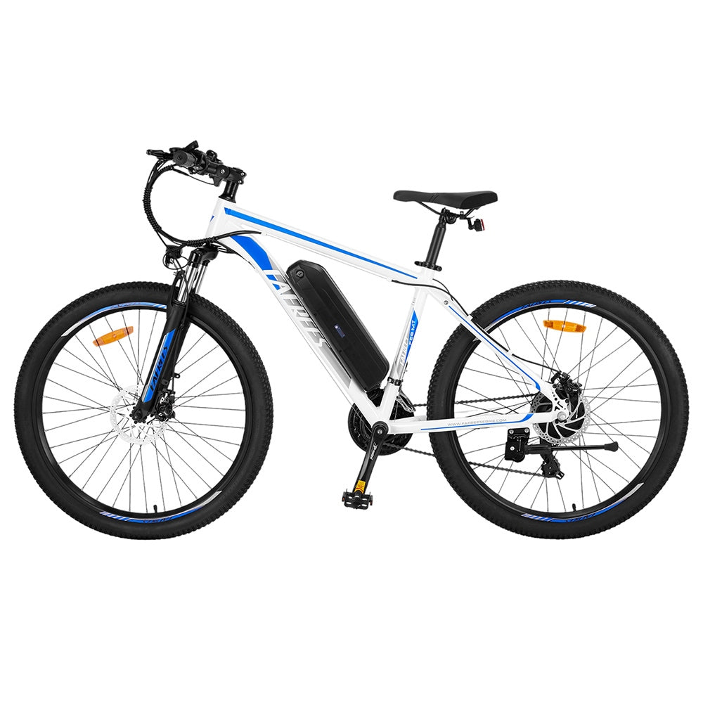 Fafrees F28 MT Mountain Electric Bike 27.5*2.25 inch Tire 250W Motor 36V 14.5Ah Battery 25km/h Speed 110km Max Range SHIMANO 21-Speed Gear Mechanical Disc Brakes - Blue