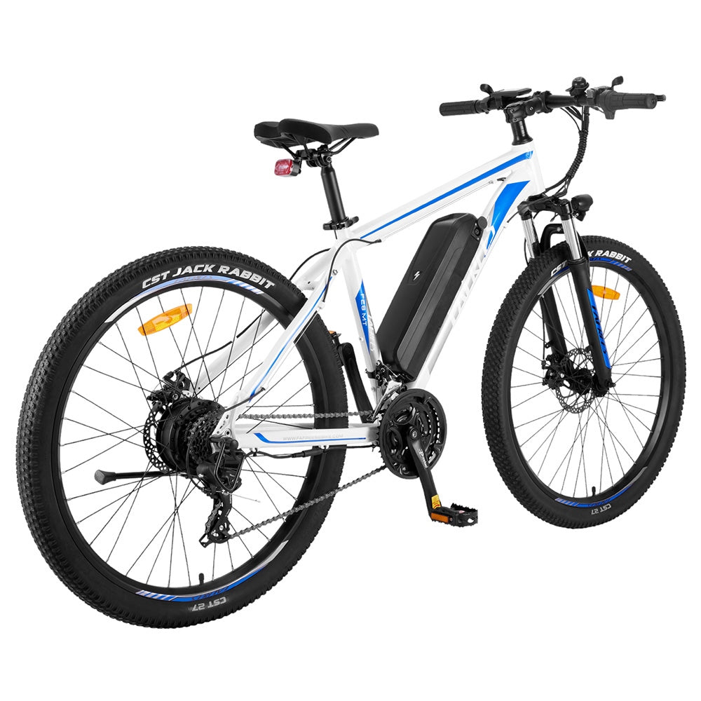 Fafrees F28 MT Mountain Electric Bike 27.5*2.25 inch Tire 250W Motor 36V 14.5Ah Battery 25km/h Speed 110km Max Range SHIMANO 21-Speed Gear Mechanical Disc Brakes - Blue