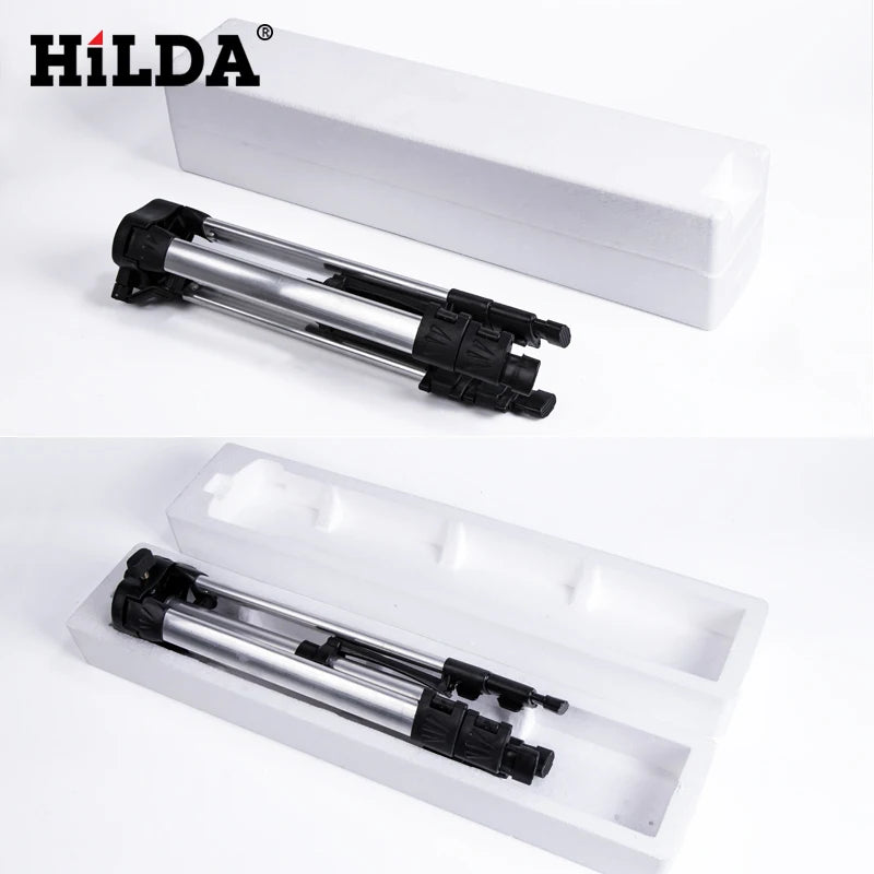 HILDA laserový nivelační stativ Nastavitelná výška Tlustý hliníkový stativový stojan pro samonivelaci 1,2/1,5 m