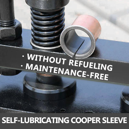 VEVOR Řezání kůže Ocel tažená za studena s 260X150 MM Černá horní deska Ruční vysekávací stroj na vysekávání PVC papír