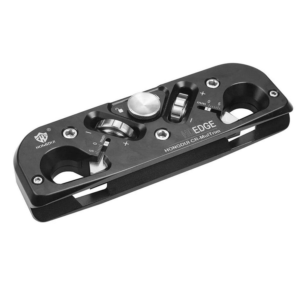 HONGDUI DJ11S Woodworking Chamfer Plane with 3 Replacement Carbide Blades, for Wood Quick Edge Trimming