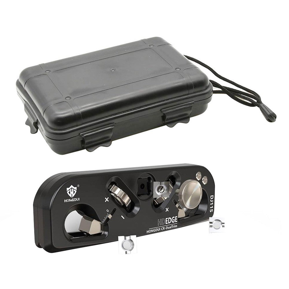 HONGDUI DJ11S Woodworking Chamfer Plane with 3 Replacement Carbide Blades, for Wood Quick Edge Trimming