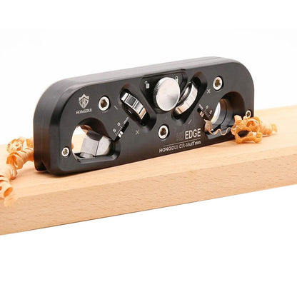 HONGDUI DJ11S Woodworking Chamfer Plane with 3 Replacement Carbide Blades, for Wood Quick Edge Trimming