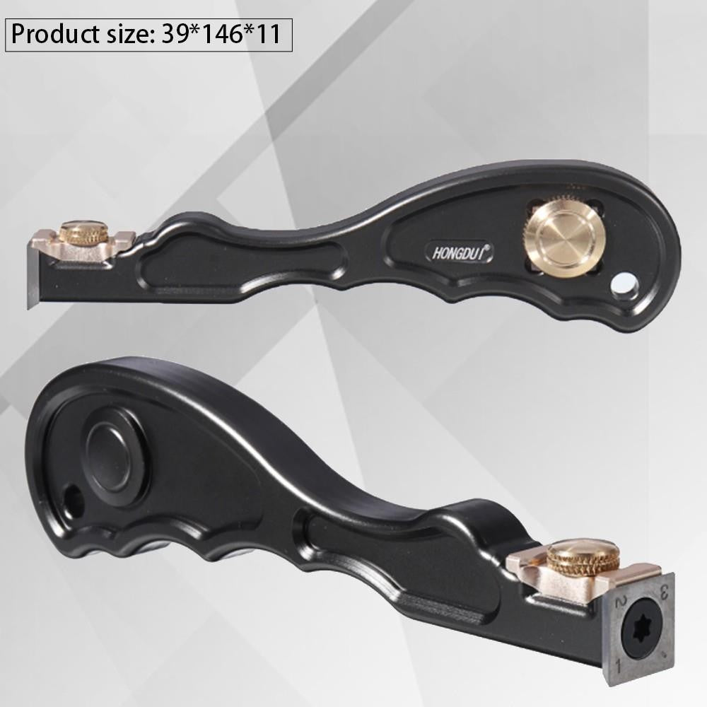 HONGDUI GD05 2 In 1 Mini Woodworking Glue Removal Scraper Kit with Carbide Inserts