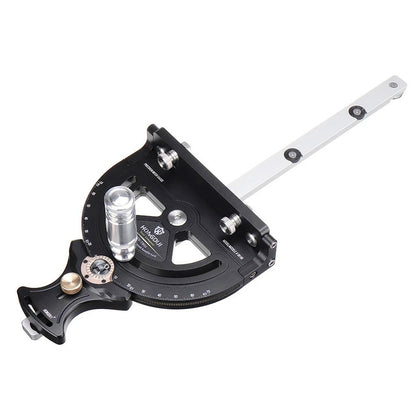 HONGDUI HD-TB01 Precision Miter Gauge, 0-70 Degree Woodworking Table Saw Push Handle Angle Ruler