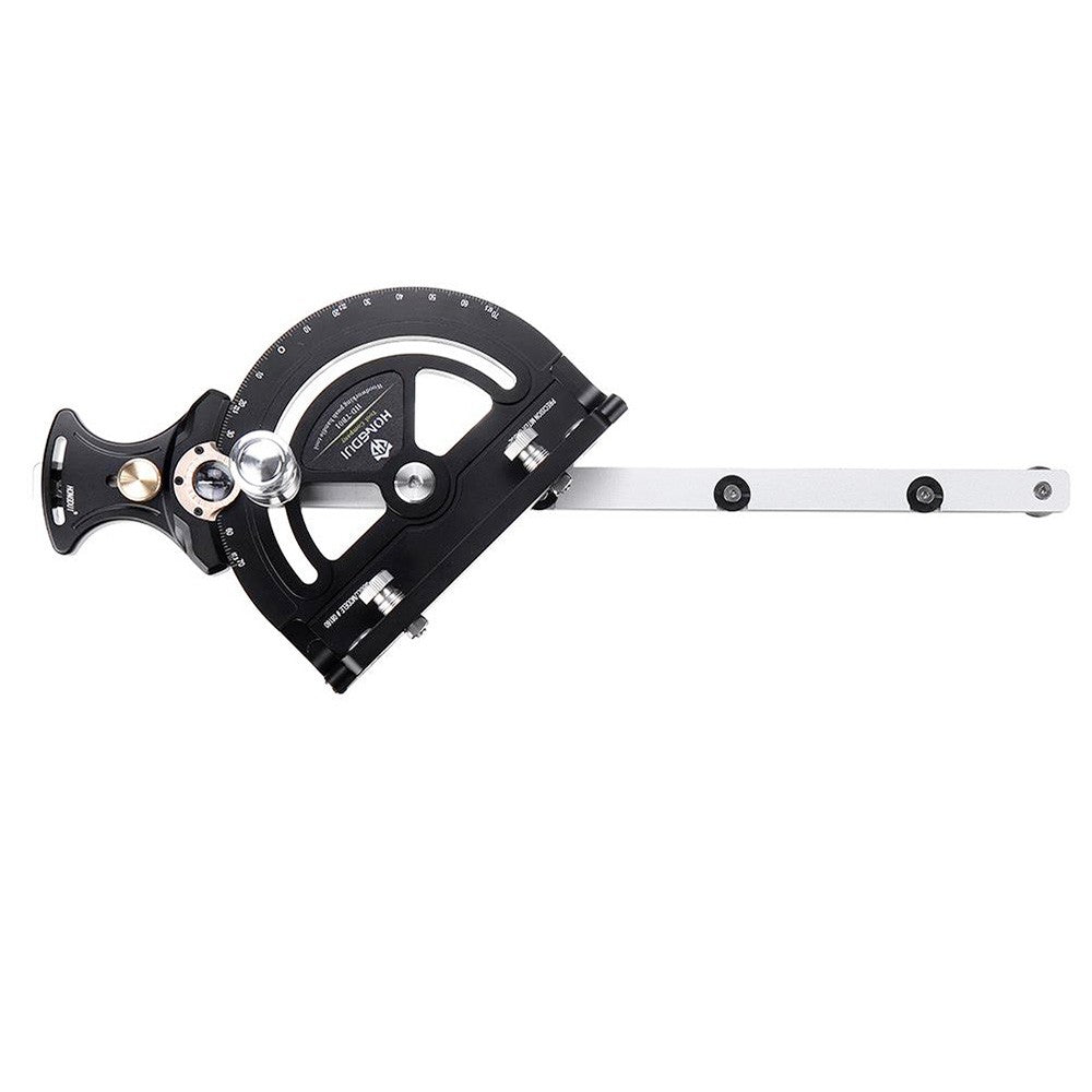 HONGDUI HD-TB01 Precision Miter Gauge, 0-70 Degree Woodworking Table Saw Push Handle Angle Ruler