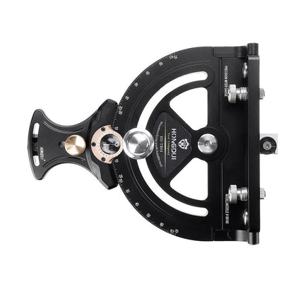 HONGDUI HD-TB01 Precision Miter Gauge, 0-70 Degree Woodworking Table Saw Push Handle Angle Ruler