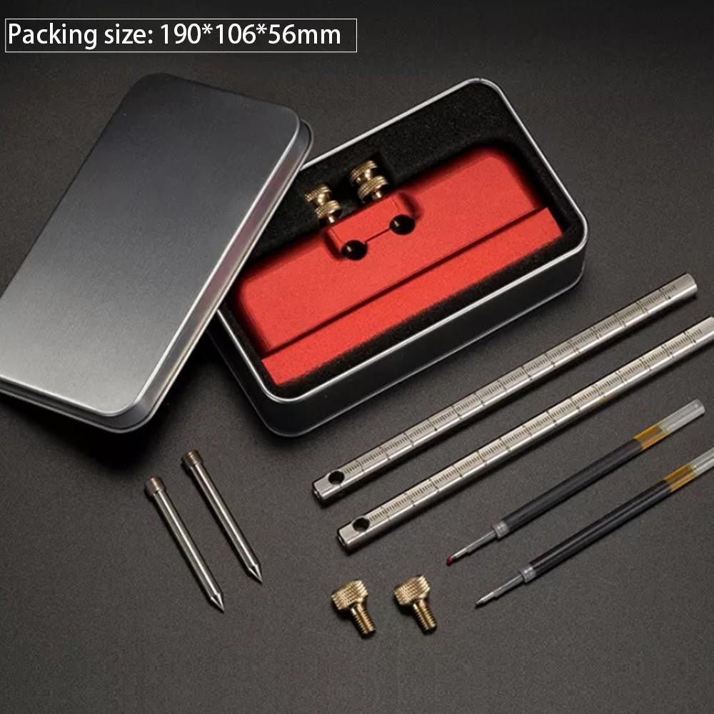 HONGDUI SG01 Woodworking Double Rod Scraper, Mortise Gauge, Aluminum Alloy