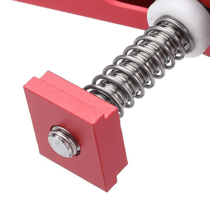 HONGDUI YB07X Red Quick Acting Hold Down Clamp, Woodworking Table T-Slot T-Track Clamp