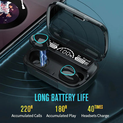 Bezdrátová Bluetooth sluchátka TWS Sluchátka s mikrofonem Fone De Ouvido In Ear Headset Herní sluchátka Power Bank Handfre