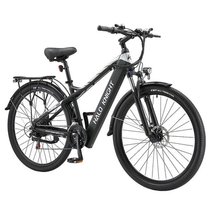Halo Knight H02 Electric Bike, 750W Brushless Motor, 48V 16Ah Battery, 29*2.1-inch Tires, 50km/h Max Speed, 60km Max Range, Shimano 21 Speed, Mechanical Disc Brake - Black