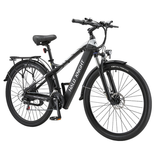 Halo Knight H02 Electric Bike, 750W Brushless Motor, 48V 16Ah Battery, 29*2.1-inch Tires, 50km/h Max Speed, 60km Max Range, Shimano 21 Speed, Mechanical Disc Brake - Black