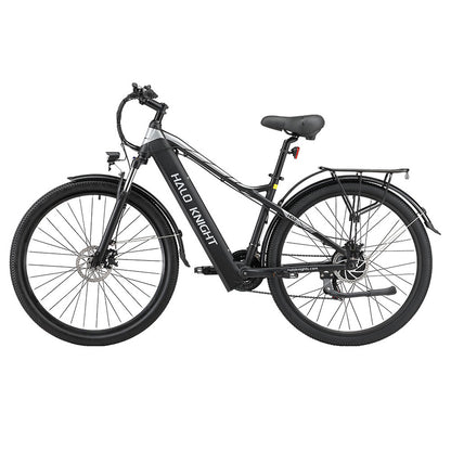 Halo Knight H02 Electric Bike, 750W Brushless Motor, 48V 16Ah Battery, 29*2.1-inch Tires, 50km/h Max Speed, 60km Max Range, Shimano 21 Speed, Mechanical Disc Brake - Black