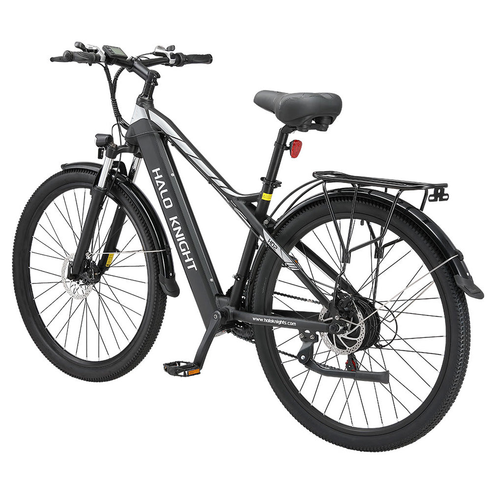 Halo Knight H02 Electric Bike, 750W Brushless Motor, 48V 16Ah Battery, 29*2.1-inch Tires, 50km/h Max Speed, 60km Max Range, Shimano 21 Speed, Mechanical Disc Brake - Black